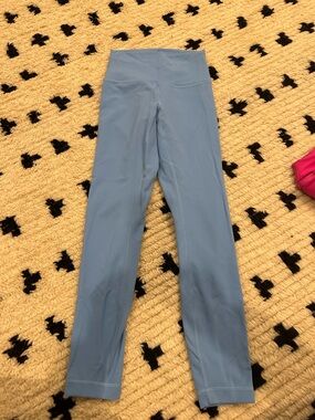 lululemon athletica Light Blue High-Rise Leggings